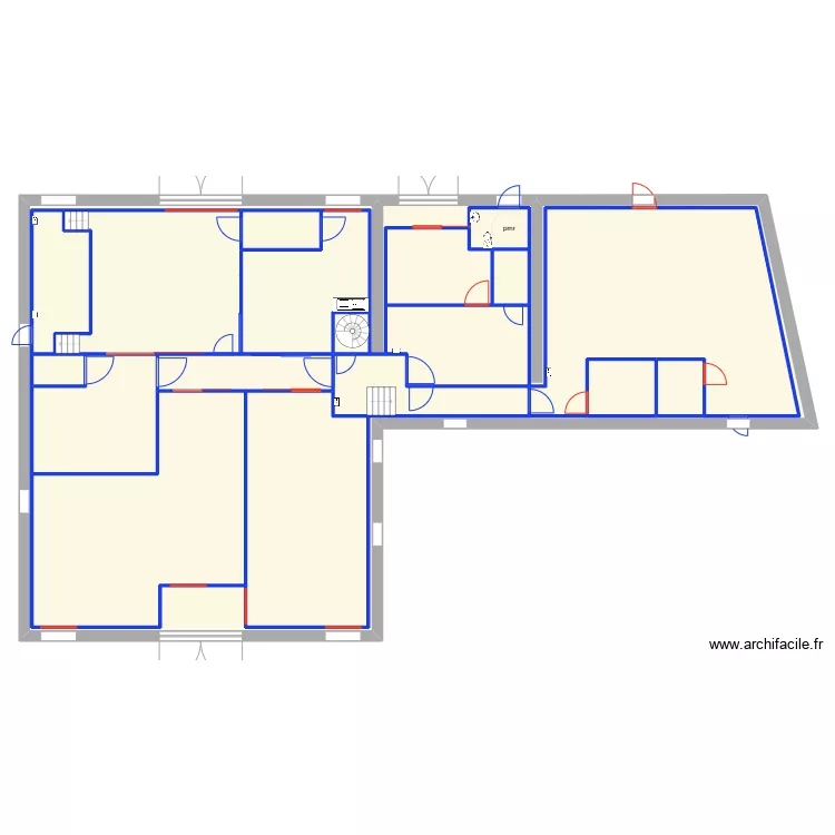 plan GAEC la Moulde points d'eau. Plan de 