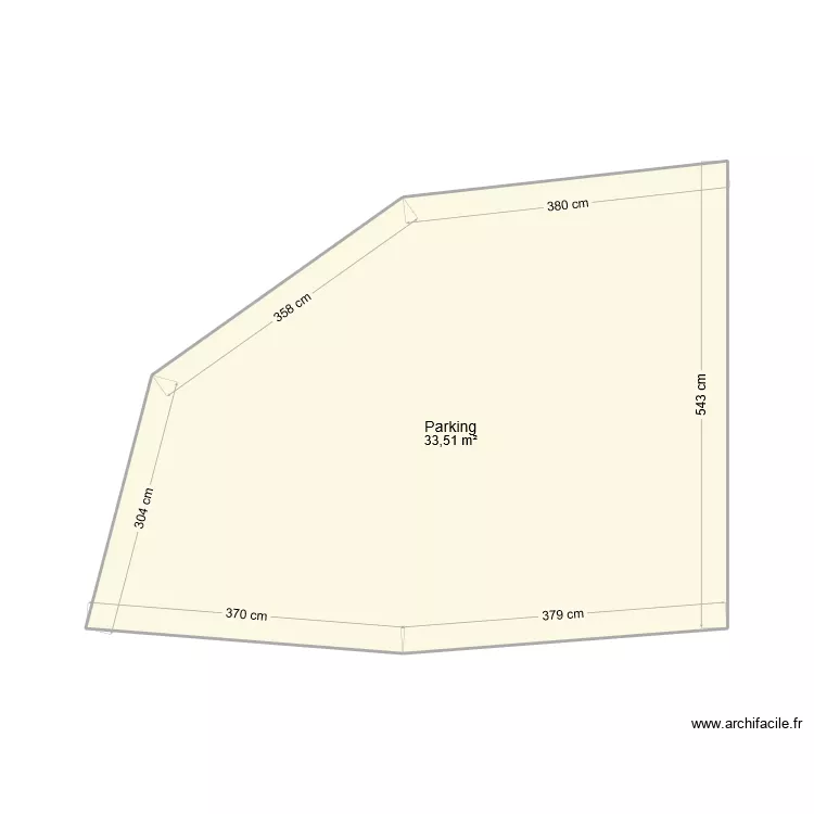 Corot - Parking. Plan de 