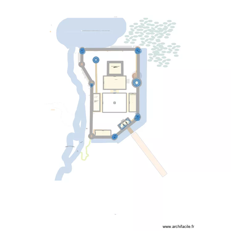 Château de Gyhet 4. Plan de 82 et 6742 m² Château de Gyhet 4. Plan de 82 et 6742 m²