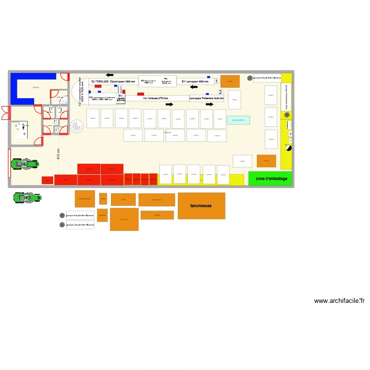 PROJET IMPLANTATION LES ULIS. Plan de 