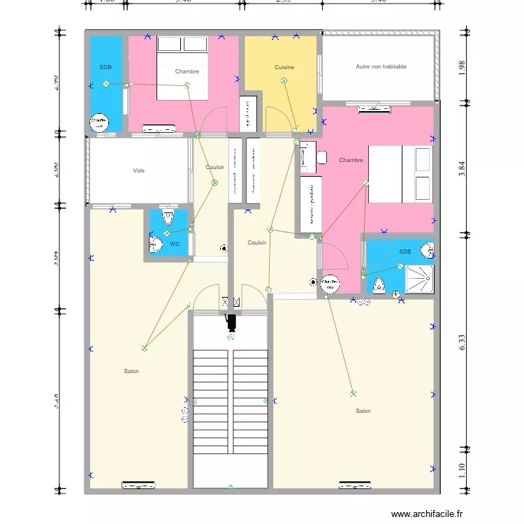 Ba&iuml;dy. Plan de 