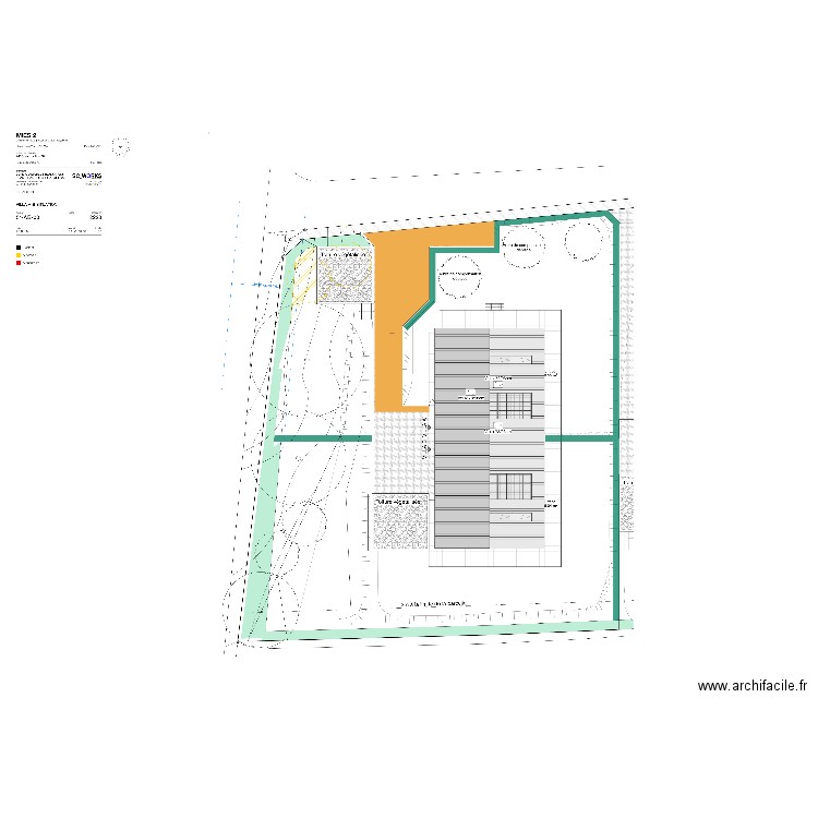 Mies Villa A-B. Plan de 0 pièce et 0 m2