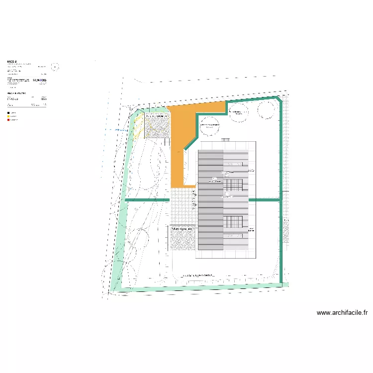 Mies Villa A-B. Plan de 