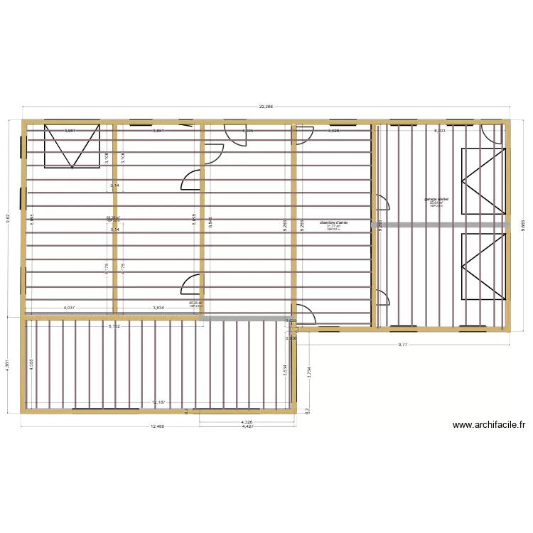 DAVID NADIA 1.2. Plan de 4 pièces et 241 m²