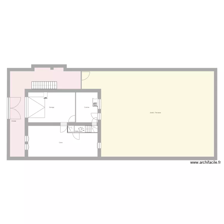 JOUVE ETAGE 0. Plan de 7  et 240 m²