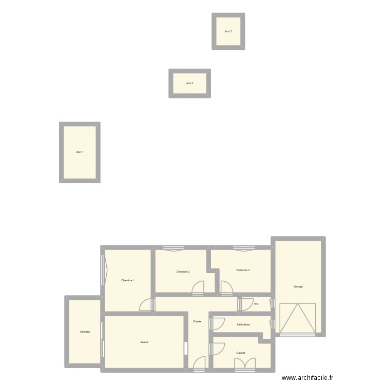 251006AG-MICHEAU. Plan de 13 pièces et 124 m2
