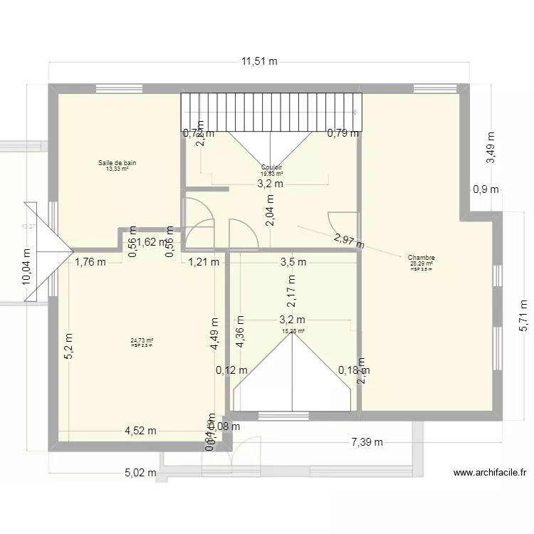Wemmel. Plan de 14 pièces et 307 m²