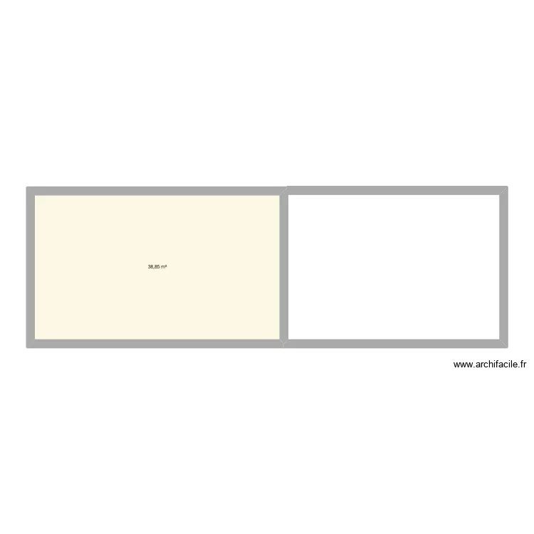 Maison Amina Boura Malidi - Majim&eacute;ouni 01. Plan de 1 pièce et 39 m²