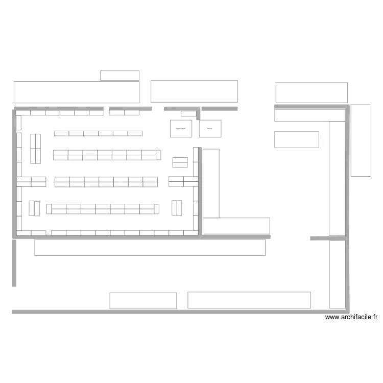 Bourbonne Inventaire. Plan de 