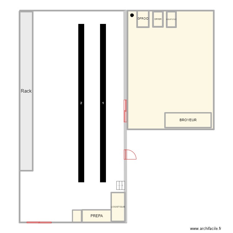 projet lilou. Plan de 0 pièce et 0 m2