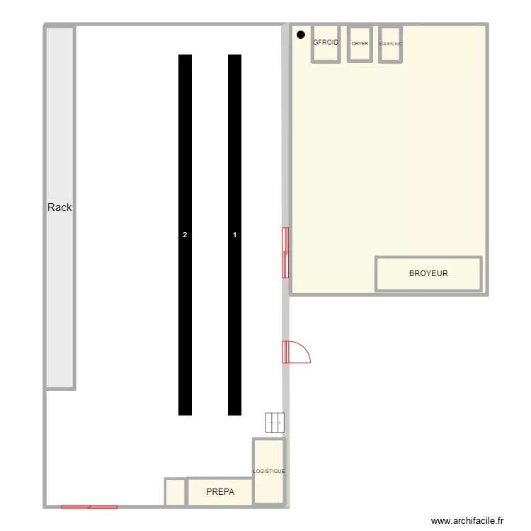 projet lilou. Plan de 