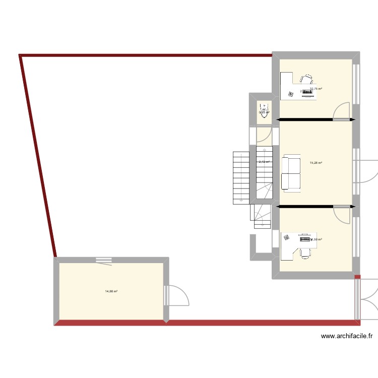 Varennes initial. Plan de 0 pièce et 0 m2