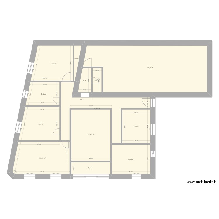 Maison p. Plan de 17 pièces et 348 m2