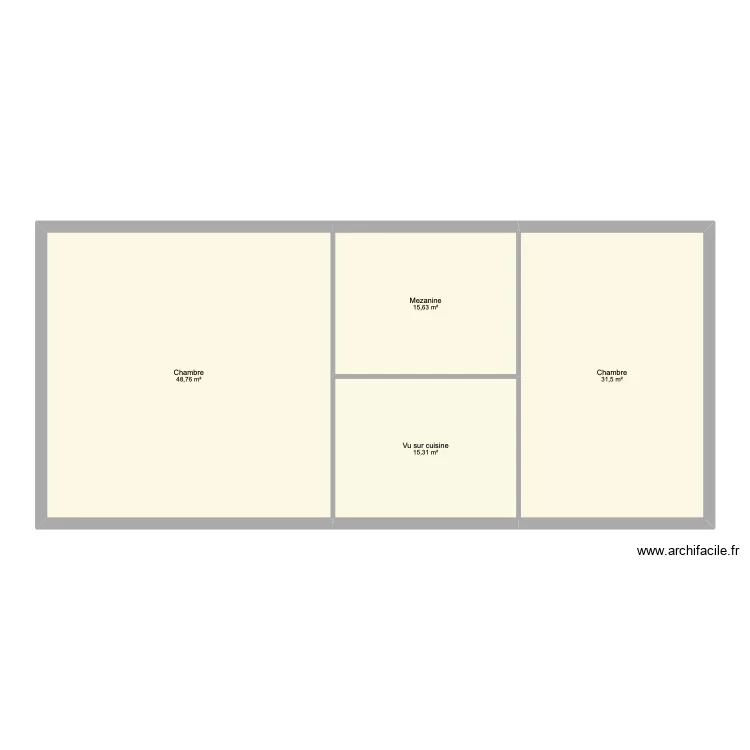 étage. Plan de 4 Pièces et 111 m² étage. Plan de 4 Pièces et 111 m²