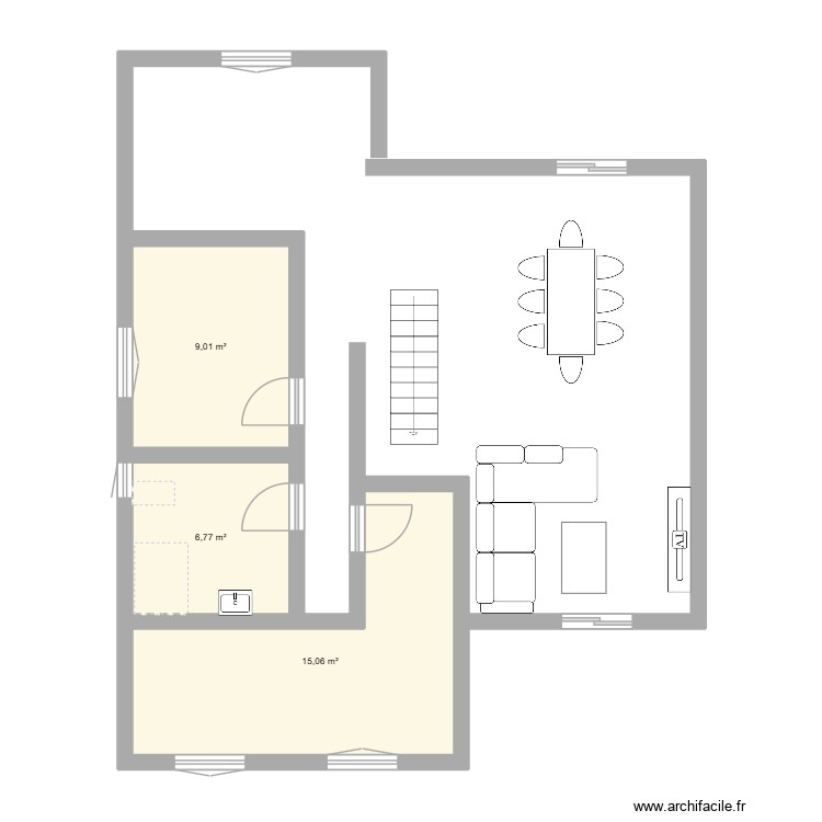 maison. Plan de 0 pièce et 0 m2