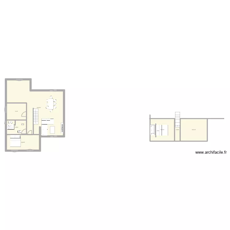maison. Plan de 