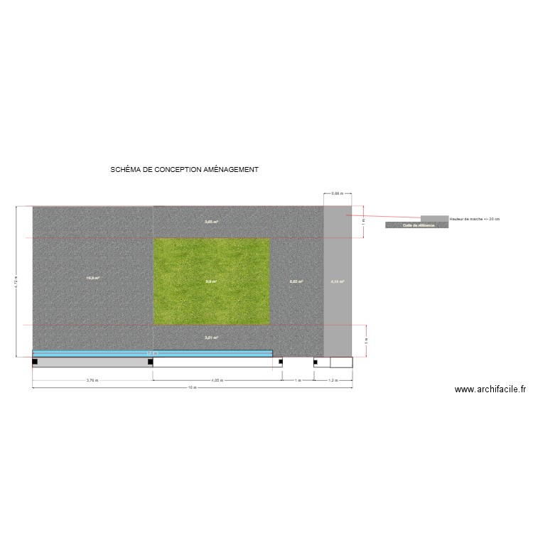 GICQUELET - ANTONY. Plan de 0 pièce et 0 m2
