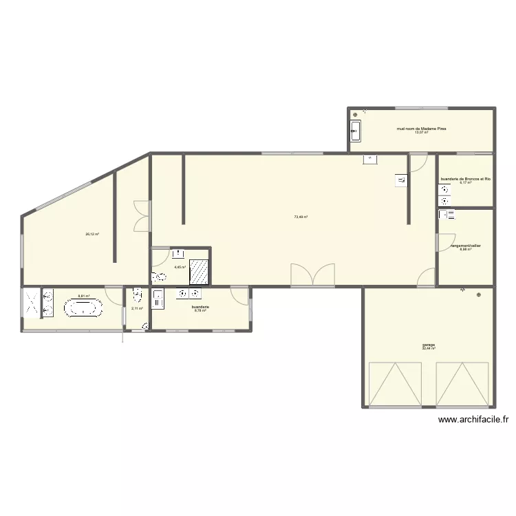 Bleau. Plan de 