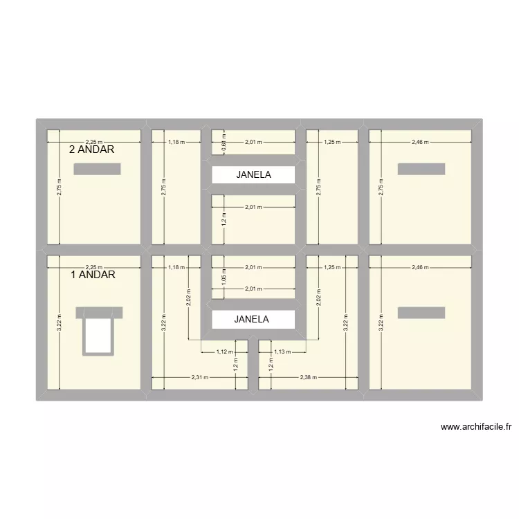 Concreto facada rua studio. Plan de 