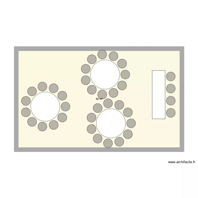 AZEFZEF. Plan de 1 et 60 m² AZEFZEF. Plan de 1 et 60 m²
