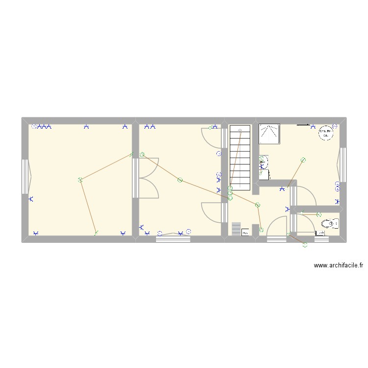 Route d\'Orval - Myrian. Plan de 15 pièces et 160 m2