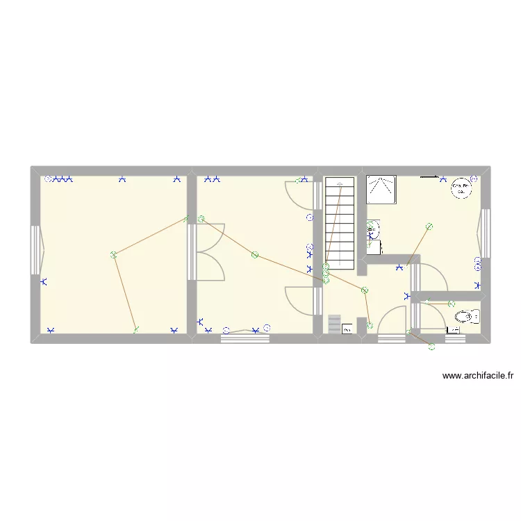 Route d\'Orval - Myrian. Plan de 15 pièces et 160 m² Route d\'Orval - Myrian. Plan de 15 pièces et 160 m²
