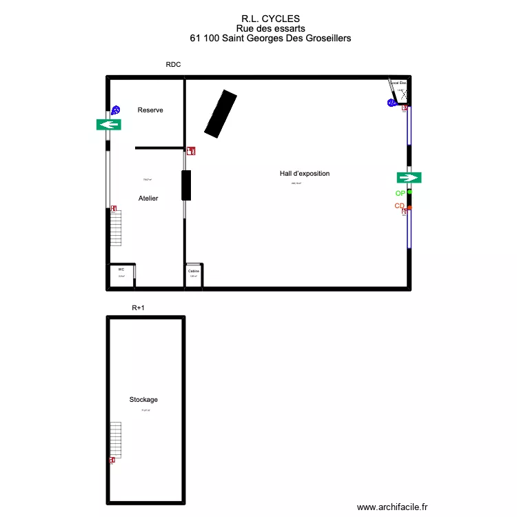 Cycle LESEIGNEUR. Plan de 