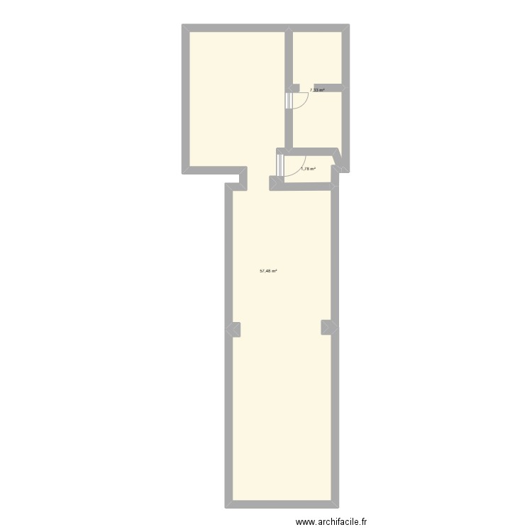 HERITAGE. Plan de 3 pièces et 67 m2