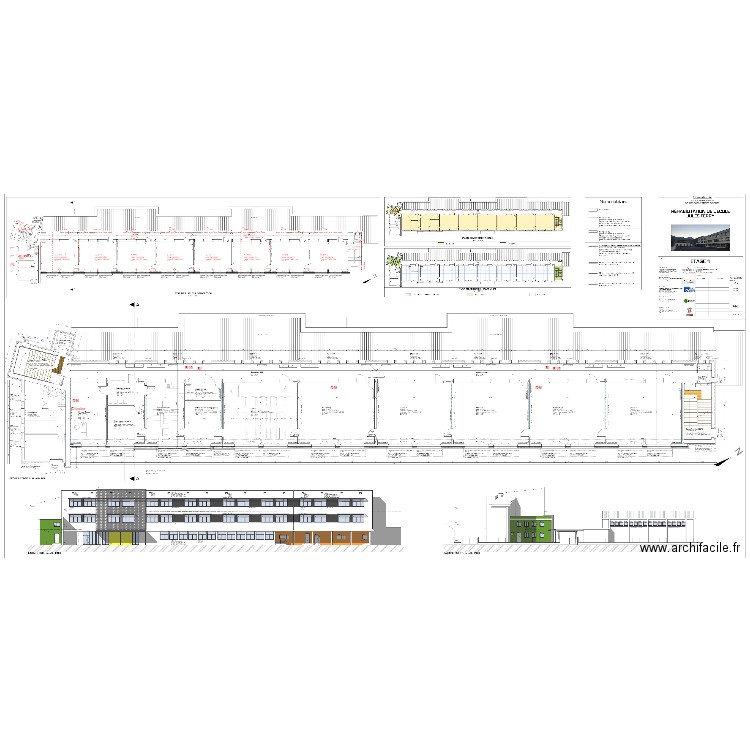 Plan R+1 Ecole Jules Ferry Implant. Plan de 0 pièce et 0 m2