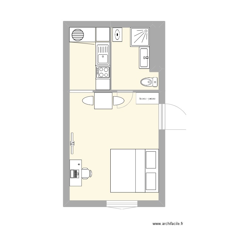 studio saint bruno. Plan de 0 pièce et 0 m2