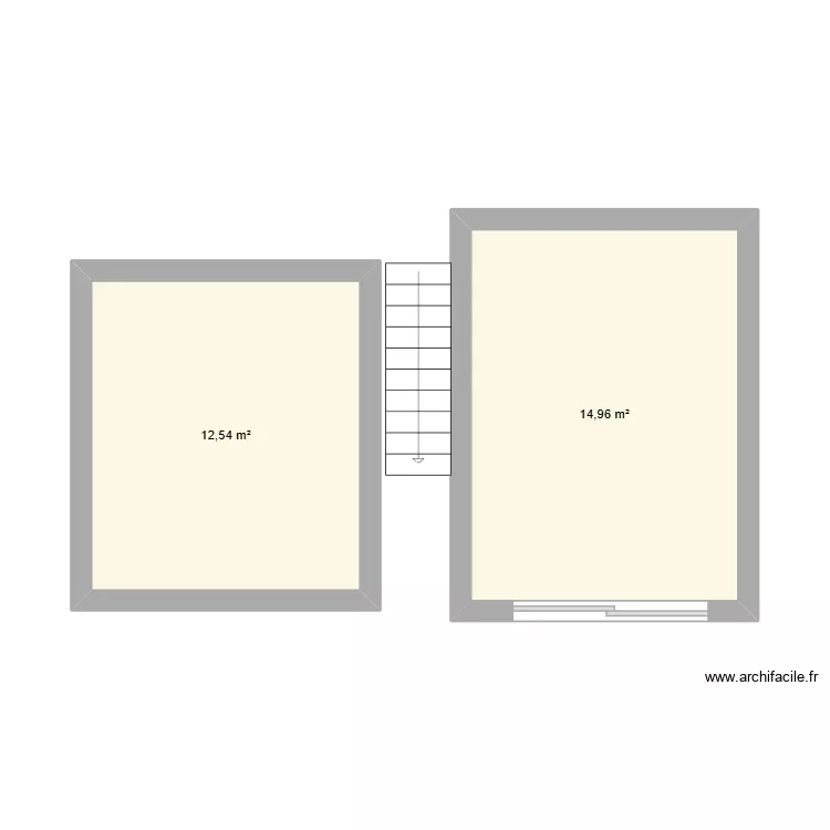 Limonest. Plan de 2  et 28 m²