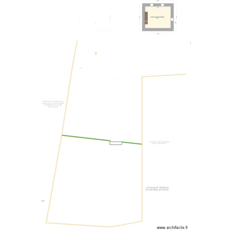 pLAN MAISON DARNEY AVEC RENOV. Plan de 19 pièces et 2545 m2