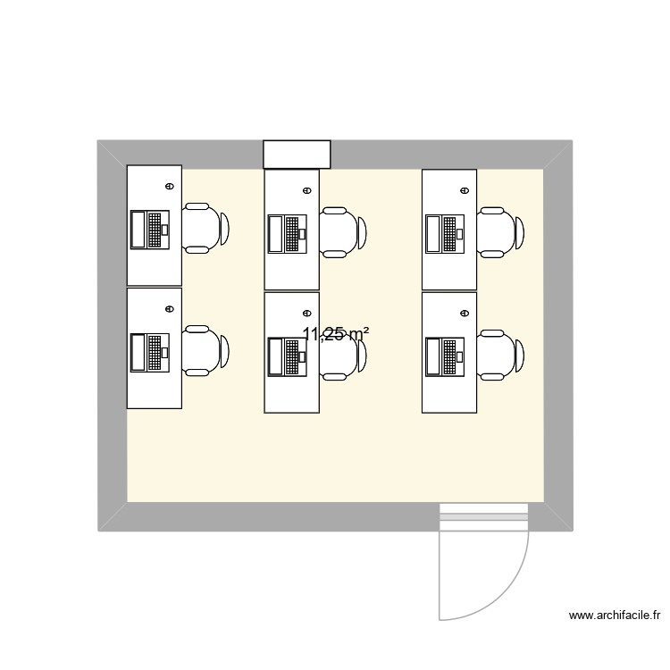 salle informatique final. Plan de 0 pièce et 0 m2 salle informatique final. Plan de 0 pièce et 0 m2