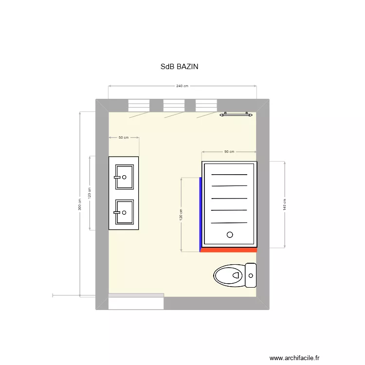 SdB Bazin. Plan de 