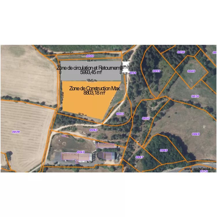 PROJET ZAE CULTURES. Plan de 