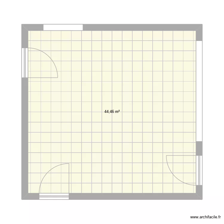 mission 5. Plan de 1  et 44 m²