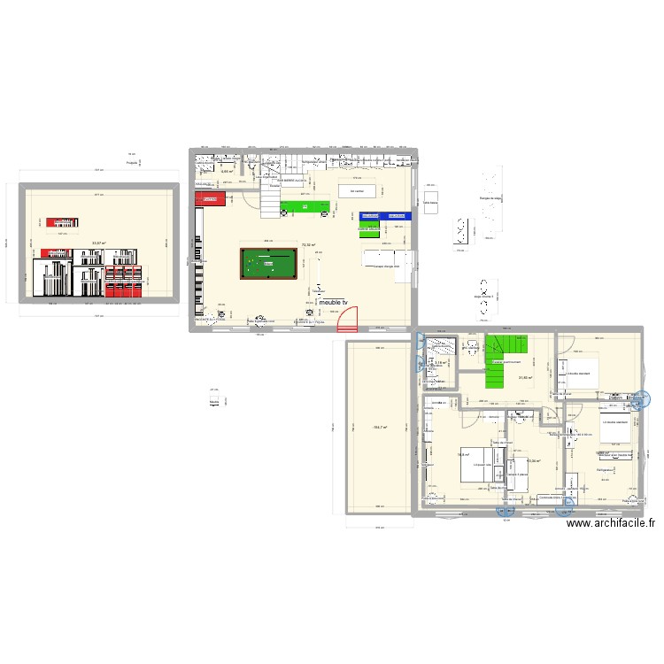 loft 6. Plan de 9 pièces et 216 m2