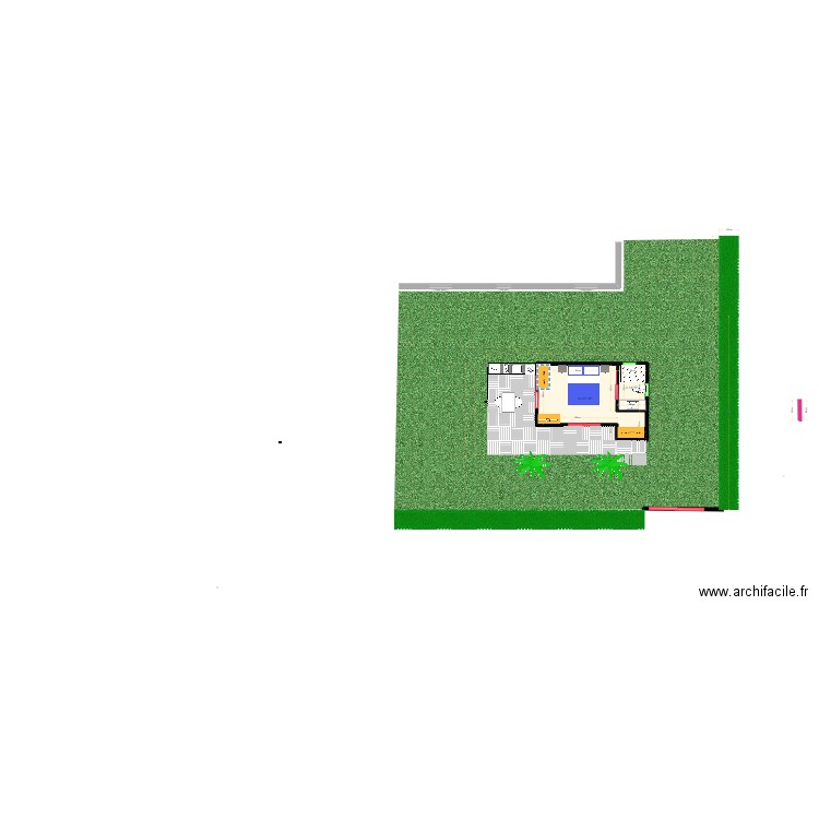 ST FRANCOIS bungalow simplifié. Plan de 0 pièce et 0 m2