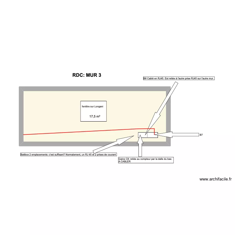 mur RDC longani. Plan de mur RDC longani. Plan de
