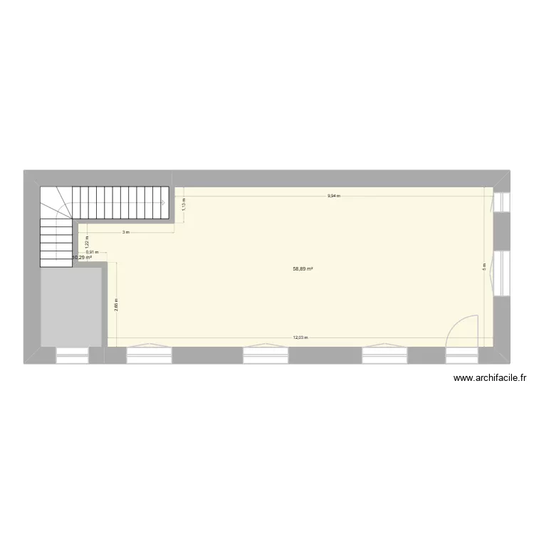 RDC. Plan de 2 et 69 m² RDC. Plan de 2 et 69 m²