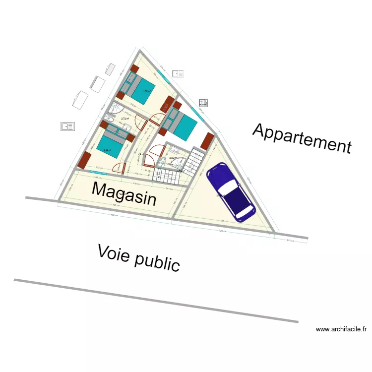 Acher chantier etage2. Plan de 