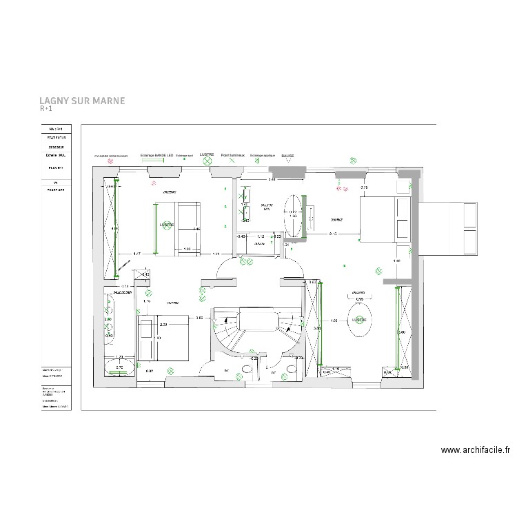 CHAMBRES LUMIERES. Plan de 0 pièce et 0 m2