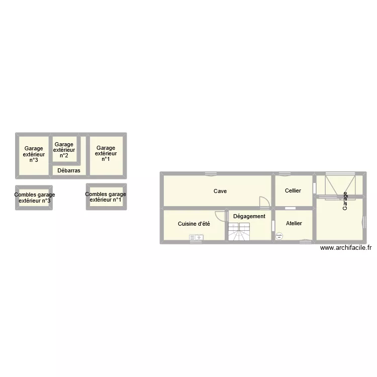 brisset ss sol. Plan de 13 et 109 m² brisset ss sol. Plan de 13 et 109 m²