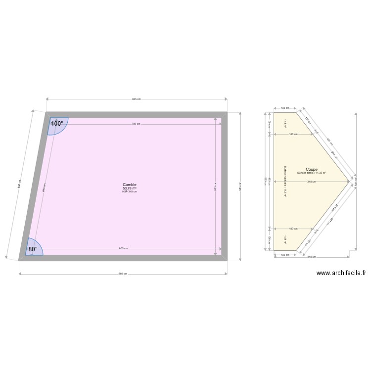 ML25005339. Plan de 1 pièce et 54 m2