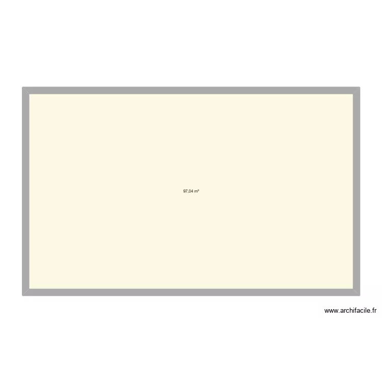 pujo. Plan de 1  et 97 m²