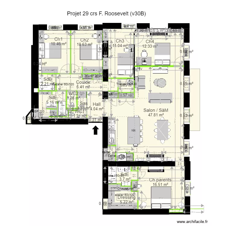 29 crs FR v30B. Plan de 
