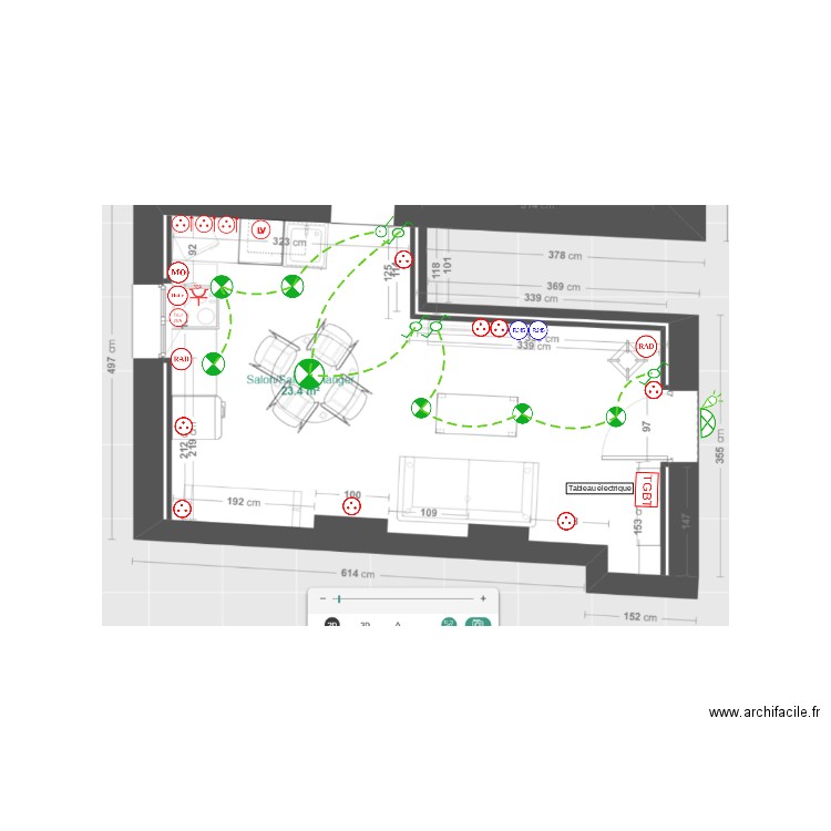 APPARTEMENT MEL 1/2. Plan de 0 pièce et 0 m2