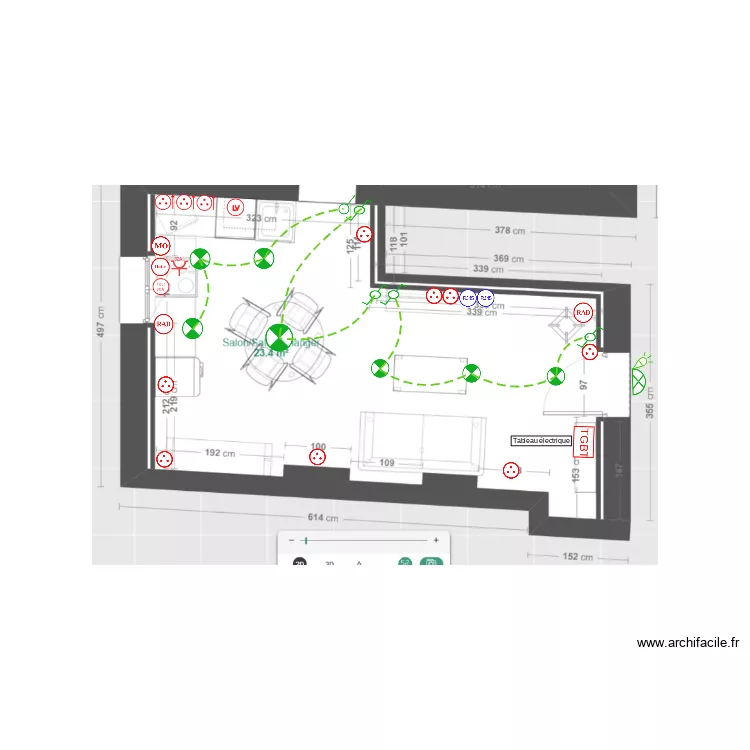 APPARTEMENT MEL 1/2. Plan de APPARTEMENT MEL 1/2. Plan de
