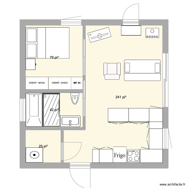 400 sqft. Plan de 0 pièce et 0 m2 400 sqft. Plan de 0 pièce et 0 m2