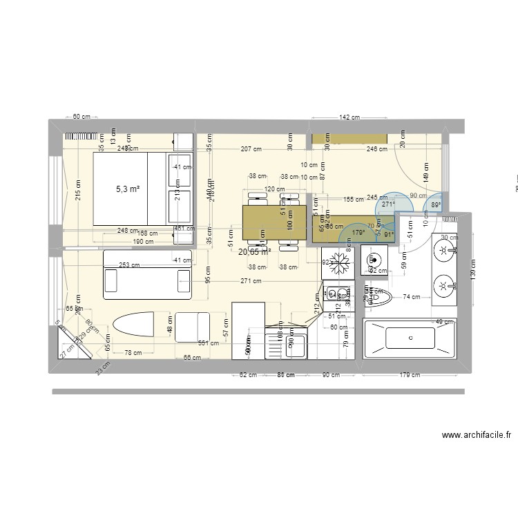 Gracieuse 4. Plan de 0 pièce et 0 m2